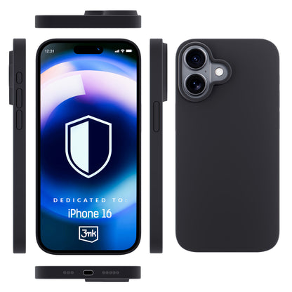 Apple iPhone 16 - 3mk Hardy Silicone MagCase Graphite