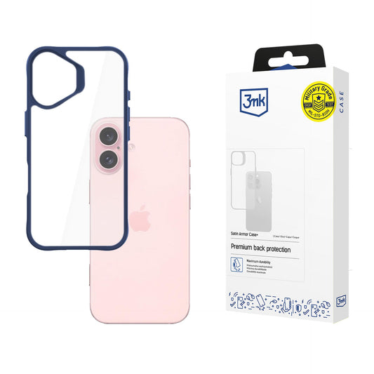 Apple iPhone 16 - 3mk Satin Armor Case+ useammassa värissä